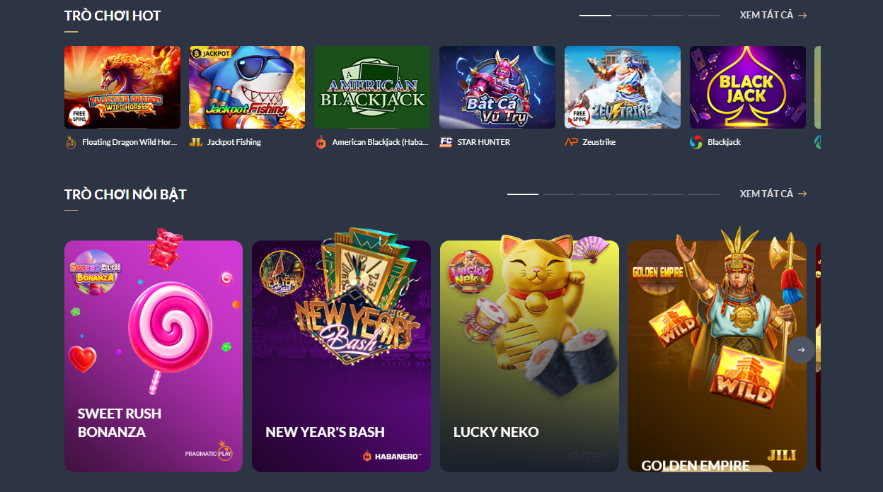 Sảnh bắn cá được thiết kế như một không gian giải trí nhẹ sôi động